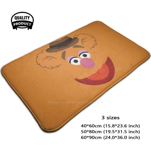 Fozzie Bear 3D Soft Non-Slip Mat Rug Carpet Foot Pad Bear Fozzy Waka Waka Wocka Wocka Wocka The Great The Great Animal Monster