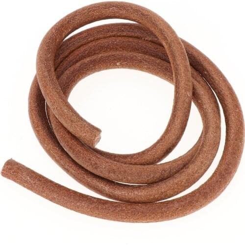 1m Round Leather Cord Thread For Kumihimo Jewelry Bracelets Making 8mm