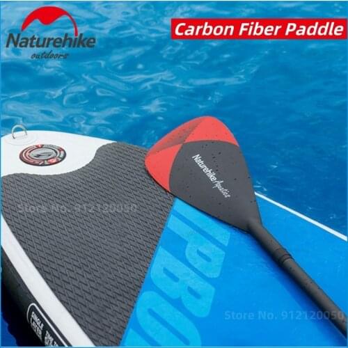 Naturehike Surf Paddling Full Carbon Fibre Adjustable SUP Paddle Water Sport Kayak Board Boat Surfing Surfboard Oars AQUA MARINA