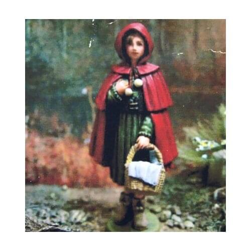 1/30 scale Little Red Riding Hood Resin Model Kit figure Free Shipping