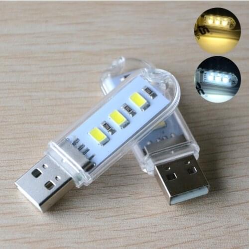 Mini USB Night light LED Book lights 5730 Lamps Camping lamp For PC Laptops Computer Notebook Mobile Power Charger Reading Bulb