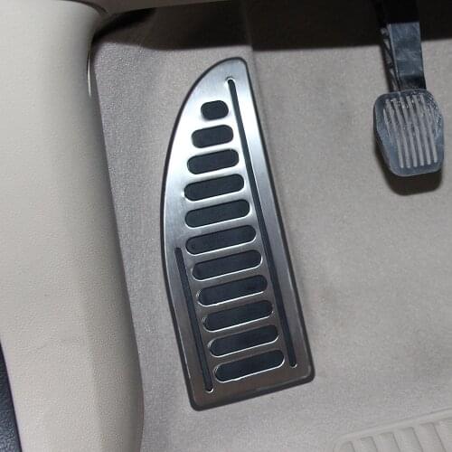 Foot Rest Pedals Plate Cover Car Pedal Pads For Ford Focus Fiesta Mondeo Escape S-Max C-Max Footboard FootRest Pad Board