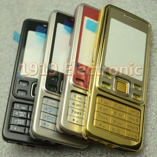New Full Complete Mobile Phone Housing Cover Case+English Or Russian Keypad For Nokia 6300 + Tools