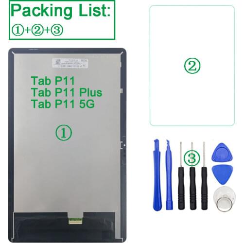 1Pcs LCD Screen Display Lovain For Lenovo Tab P11 / P11 Plus 11-inch TB-J606 J606F