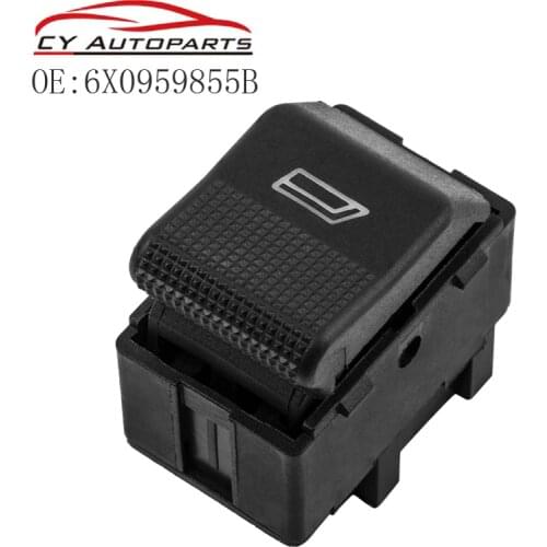YAOPEI Black Electric Master Power Window Control Switch For VW LUPO 6X 6X0959855B 6X0 959 855B 6X0 959 855 B