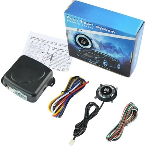Remote Control Start Engine Keyless Car Autostart One Button Start Ignition Automation Preheating Remoulded System 12V Universal