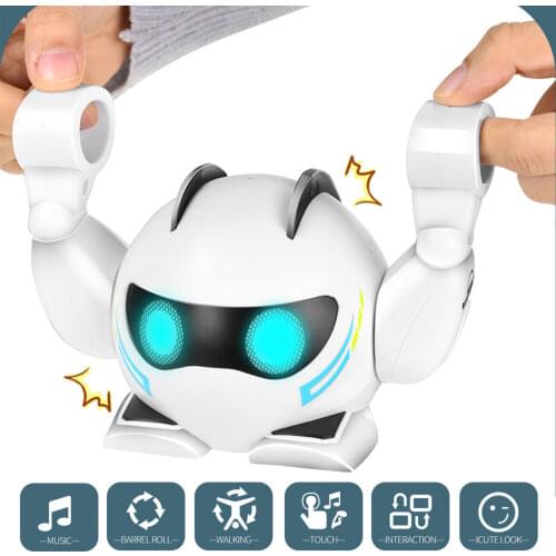 K24 Smart Robot Toy With Soft Light Music Cute Smart Robots Can Dance Voice For Kids Gift Interactive Robots Toys