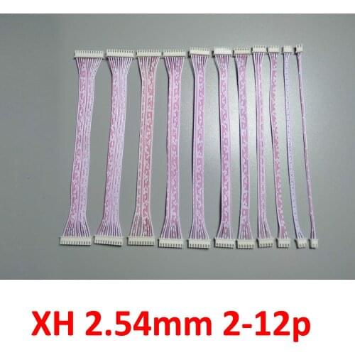 XH2.54 Female Connector Terminal Cable 20cm 2.54 JST Wire Connector 2p 3p 4p 6p 8p 10p 12p Single / Double Head 26AWG