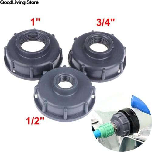 1PC Durable IBC Tank Fittings S60X6 Coarse Threaded Cap 60mm Female thread to 1/2" 3/4" 1" Adaptor Connector Garden Tool