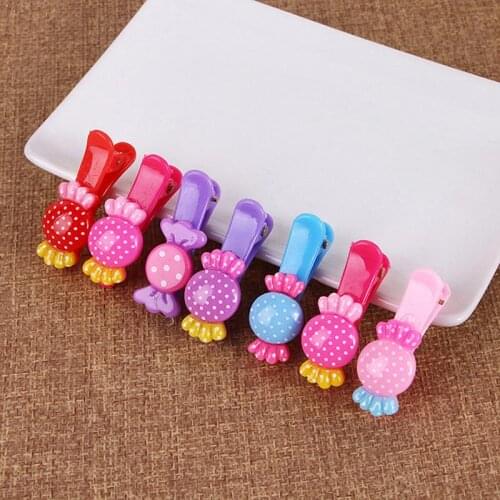 10pieces random color Colorful Kids Hair Clips Hairpins Accessories Girls Sale Gi Hair TYPE For Baby Q3Q3