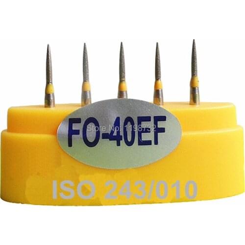 15Pcs Dental Diamond Burs FO-40EF Drill DIA-BURS High Speed Handpiece Polisher FG 1.6M Dentist Lab Burrs Materials