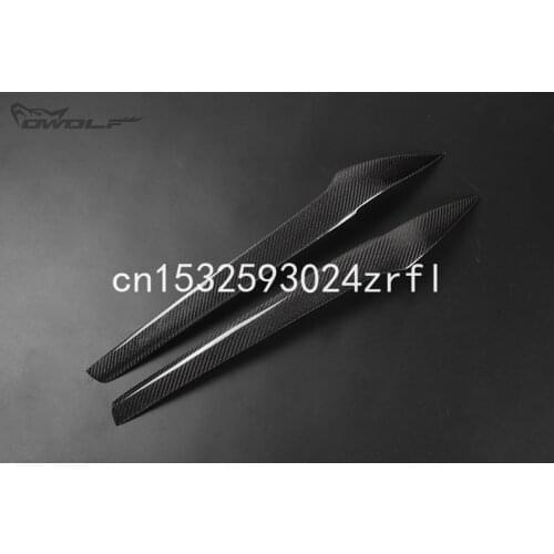 2pcs for bmw x5 x6 F15 F16 2014-18 Modified carbon fiber lamp eyebrow