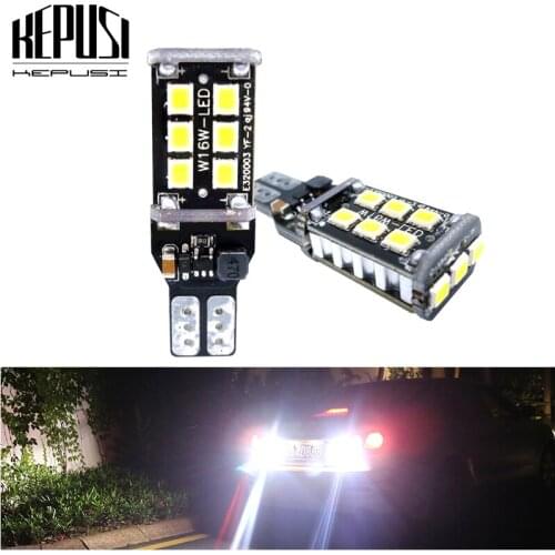 2x W16W LED 912 921 T15 LED Bulbs Car Backup Reverse Lights For Hyundai Tucson 2017 Creta Kona IX35 Solaris Accent I30 Elantra