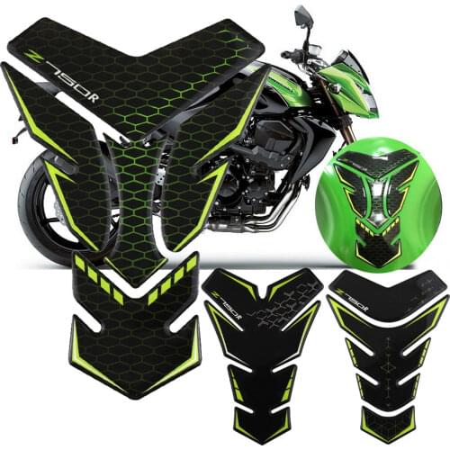 Z750R 3D Motorcycle Tank Pad Protector Sticker Decals Motocross Racing Tankpad Case For Kawasaki Z 750 R 2011-2012