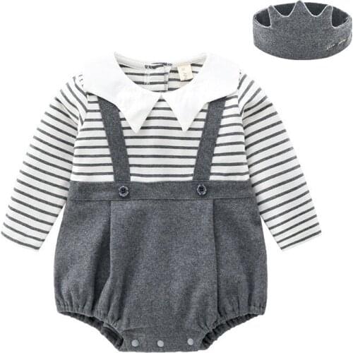 Newborn Infant Baby Bodysuits 2021 Long Sleeve Unisex Toddler Boys Girls Romper Baby Clothing Overalls Newborn Baby Girl Clothes
