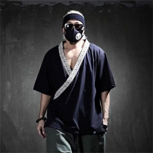 Big fashion brand mens new summer knitting V-neck loose fashion short sleeve mens and womens youth fashion T-shirt