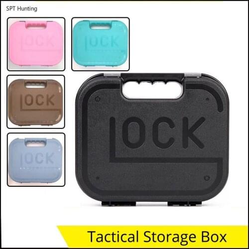 For GLOCK ABS Pistol Case Tactical Gun Hard Case Storage Case Carry Box For Glock Kublai Suitcase Airsoft Hunting Accessories