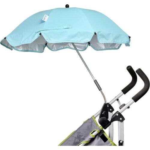Baby Stroller Accessories babythrone Umbrella Colorful Kids Children Pram Sunshade Parasol Adjustable Folding Pram