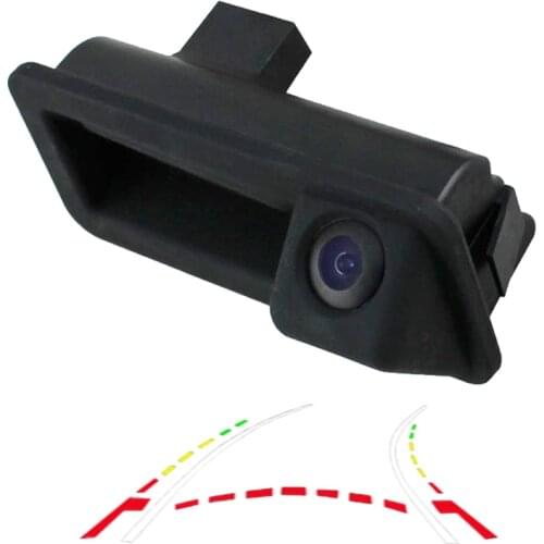 Dynamic Track Trunk handle Car Camera For Land Rover Range Rover Freelander 2 Ford Focus 2C 3C Sedan Mondeo S-Max Rear View