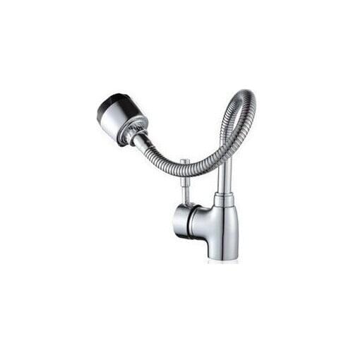 Kitchen Vidric Faucet !basin Mixer Faucet. Solid Brass Thicken Chrome Folding telescopic faucet.free 2pcs hose