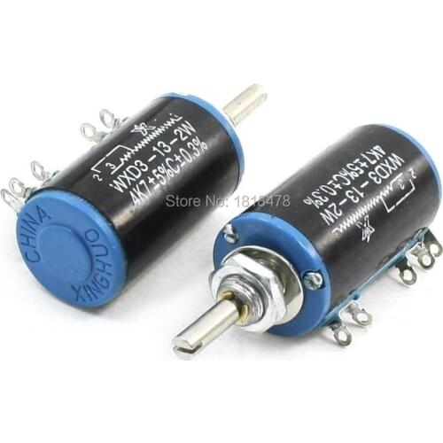 WXD3-13 2W 4.7K ohm Multi Turn Wirewound Potentiometers Pot