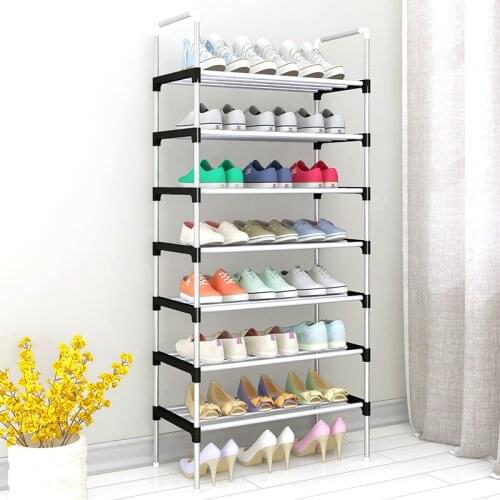 Multilayer Shoes Rack Easy to Install Shoe Cabinets Space Saving Stand Holder Home Furniture Hallway Entryway Shoe Shelves