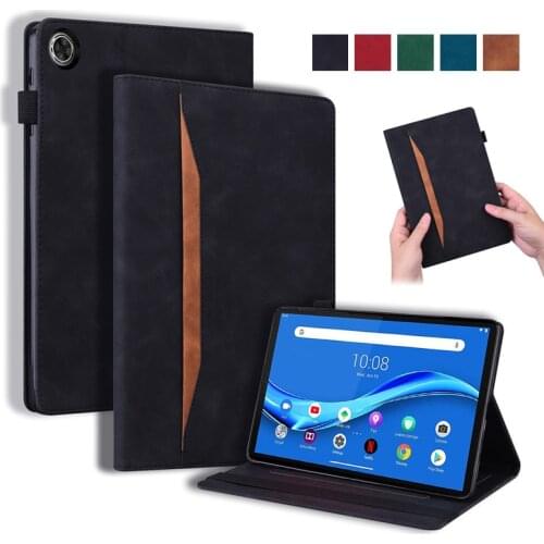 Luxury Leather Tablet Funda For Lenovo Tab M10 FHD Plus Case 10.3 Wallet Flip Cover For Lenovo Tab M10 Plus Case TB-X606F X606X