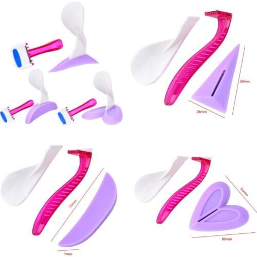 Silicone Shaver Template Women Bikini Dedicated Privates Shaving Stencil Sexy Female Pubic Hair Razor Intimate Shaping Tool