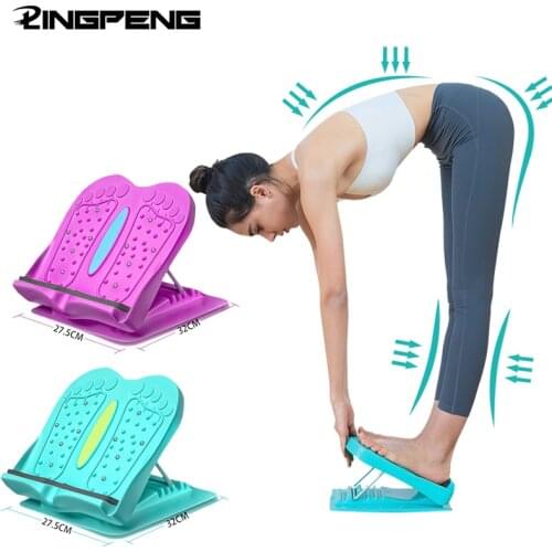 Folding Fitness Stretching Board Foot Massage Pedal Exerciser Standing Stretcher Braces Ankle Correction Board Stovepipe