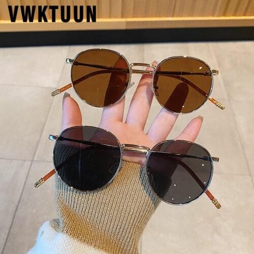 VWKTUUN Sunglasses Women Vintage Round Sun Glasses For Men Oversized Glasses Driving Driver Shades UV400 Sport Outdoor Eyewear