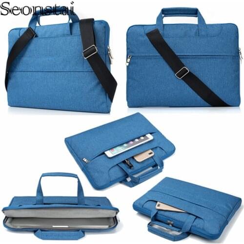 Laptop Handbag Sleeve Case Protective Shoulder Bag Notebook Carrying Case For 13 14 15.6 inch Macbook Air ASUS Acer Lenovo Dell