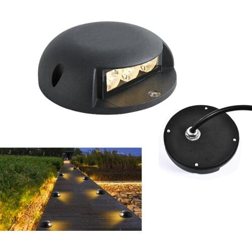 LED Underground Light Outdoor IP67 Ground Garden Path Floor Yard Stair Steps Spotlight Landscape 3W 9W 6W 2W DC12V AC110V AC220V