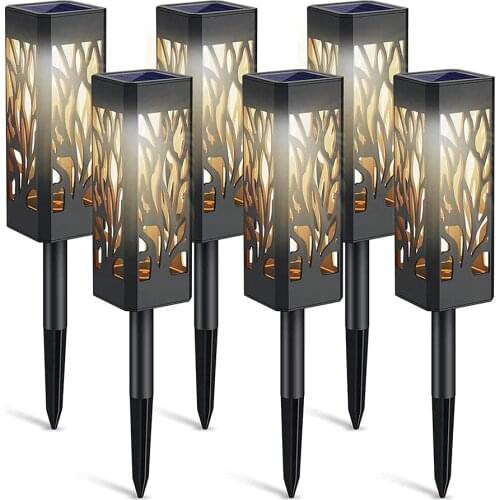 Outdoor Garden Solar Lights Auto On/Off Garden Decorative Solar Lights Lawn Stakes Light Lamp IP65 Waterproof Warm/White LED