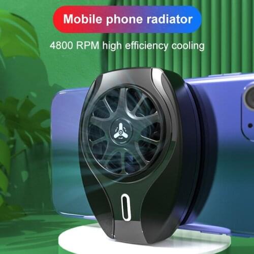 Universal Mobile Phone USB Game Cooler System Cooling Fan Gamepad Holder Stand Radiator For Iphone Xiaomi Huawei Samsung Phone