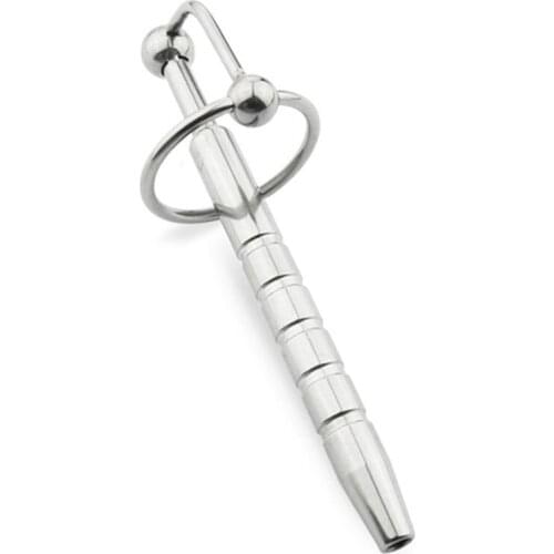 Penis Insertion Stainless Steel Urethral Dilators Penis Plug Stimulation Urethral Sound Stretching Sex Toys For Men Cock Ring