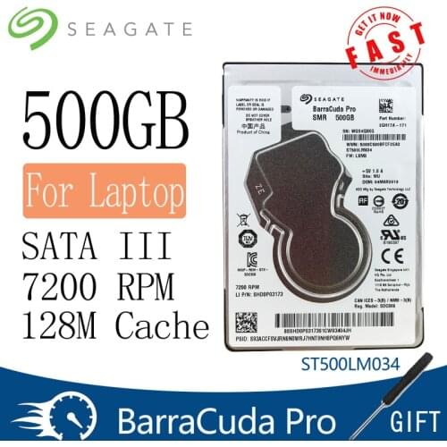 Seagate 500GB Gaming Hard Drive Disk 7200 RPM 2.5" Internal HDD HD Harddisk SATA III 128M Cache 7mm for PS4 Laptop Notebook