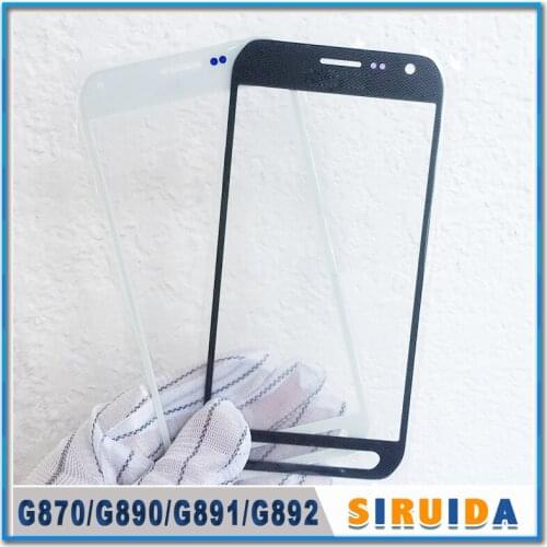 10pcs Replacement For Samsung Galaxy S5 S6 S7 S8 active G870 G890 G891 G892 LCD Screen Front Outer Glass Lens
