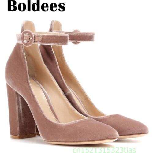Boldee 2018 spring new women shoes basic style retro fashion high heels pointed toe office & career shallow footwear women pumps