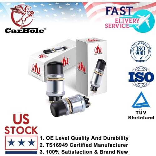 Carbole 12V Universal Car Engine Start Push Button Switch Ignition Starter Switch Engine standard Horn / Ignition type switch