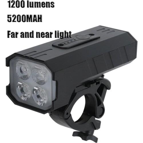 1800ML 5200mAh Light Bicycle Lighting Headlight/Flashlight For Bicycle Lantern Bike Light Rechargeable Bike Accessories