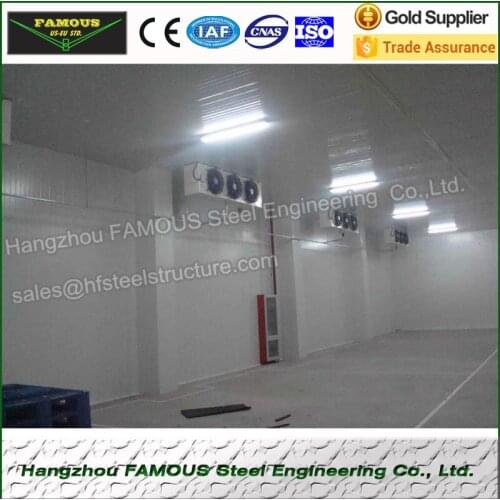 China Supply Blast Freezer Cold Room And Refrigeration Freezing Room Made of Polyurethane PU Cold Room Panel