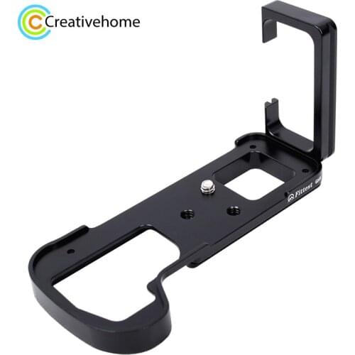 FITTEST LB-GH5 1/4'' Vertical Shoot Quick Release L Plate Bracket Base Holder for Panasonic LUMIX GH5 Camera Metal Ballhead