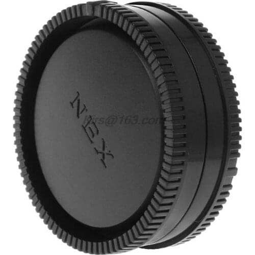 Rear Lens Body Cap Camera Cover Anti-dust 60mm E-Mount Protection Plastic Black for Sony A9 NEX7 NEX5 A7 A7II