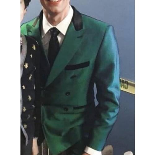 2019 New Arrival Mens Business Suit Double Breasted Formal Suit for Male Custom Made Boy Friend Classic Suits Jacket+Pants