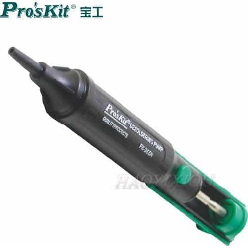 Proskit Proskit 8PK-366N-G Suction Tin Solder Suckers Desoldering Gun Soldering Iron Pen Hand Tools Desoldering Pump