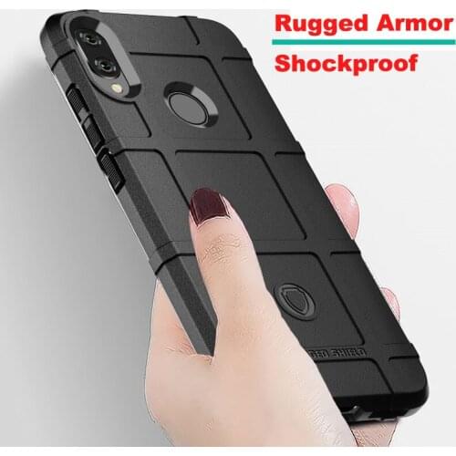 For Xiaomi Redmi Note 7 Note 7 pro Note 7s Case Rugged Armor Shockproof Cover Soft Silicon Button Protection
