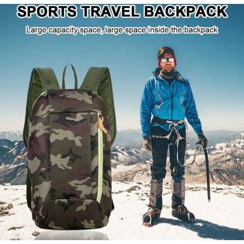 10L Outdoor Hiking Backpack Waterproof Bag Outdoor Sports Mountaineering Bag for Men Women Kids Camouflage