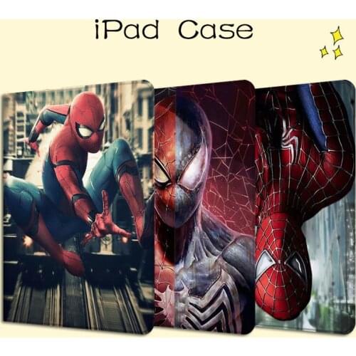 Marvel Avenger Spider Man Cover for Air 1 2 9.7 IPad Pro Case for IPad Case for 9.7 2017-2020 IPad Mini 1 2 3 Tablet Soft Fundas