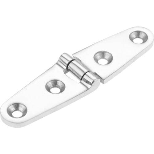 Boat Hinge Yacht Cabin Door Marine 316 Stainless Steel Hatch Flush Door Deck Hinge With 4 Holes 103*27mm/4*1in Boats Accessories