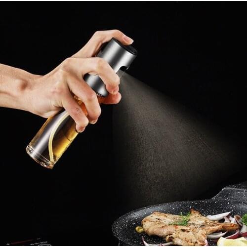 Kitchen Baking Oil Cook Oil Spray Empty Bottle Vinegar Bottle Oil Dispenser Cooking Tool Salad BBQ Cooking Glass Oil sprayer